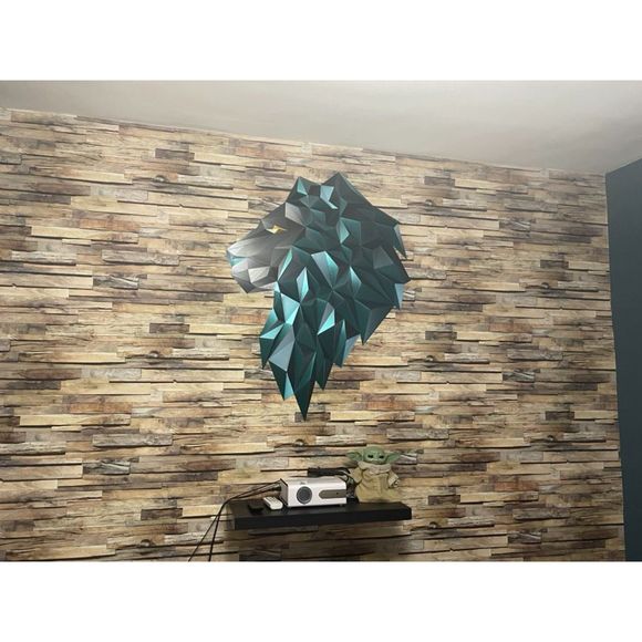 DGEmily Lion Wall Art V2 | Large-Scale Wall Decor | Custom Sizes!! - Picture 9 of 13